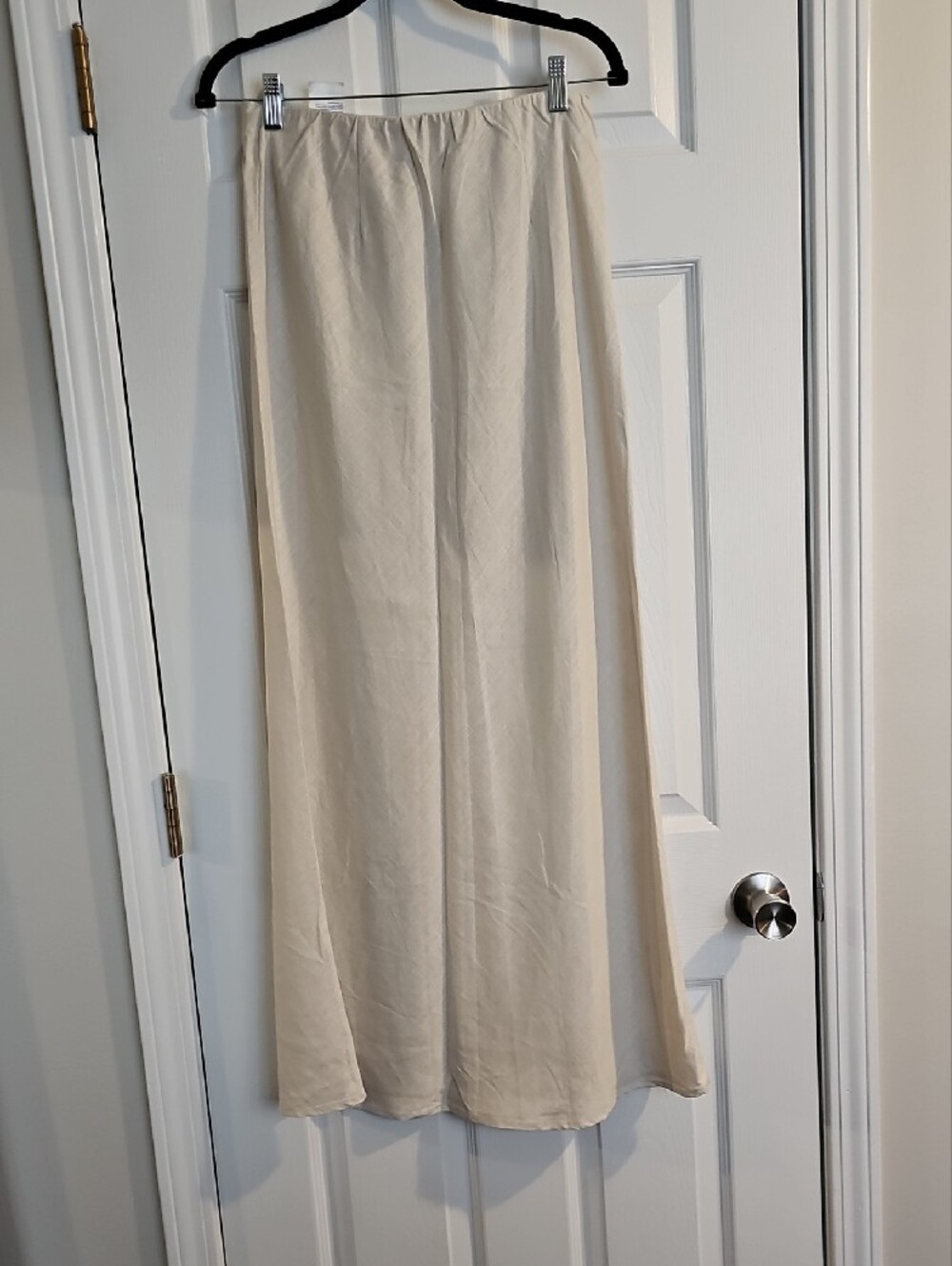 H&M Beige Linen Maxi Slip Skirt - Picture 4 of 4